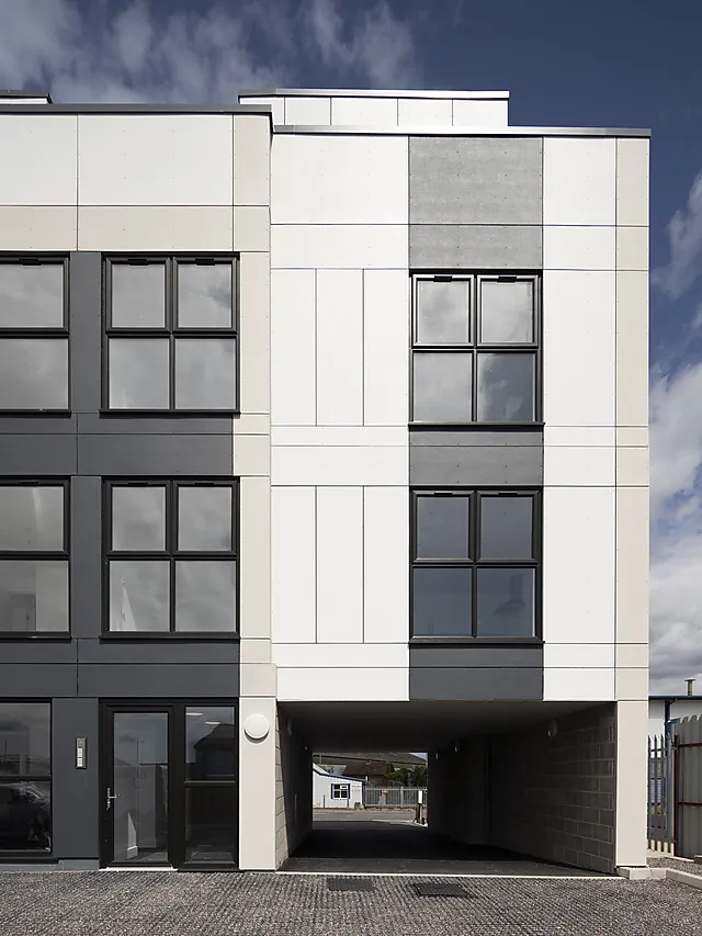 Fasade Hardie Architectural Panel smooth sand hvit 