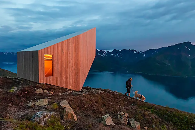 Kledning furu Kebony Clear DF 75 grader