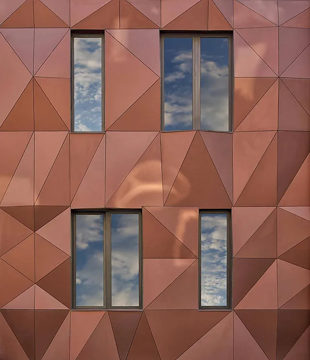 Fasade Trespa Meteon LM1055 diffuse EDF 1S persian copper
