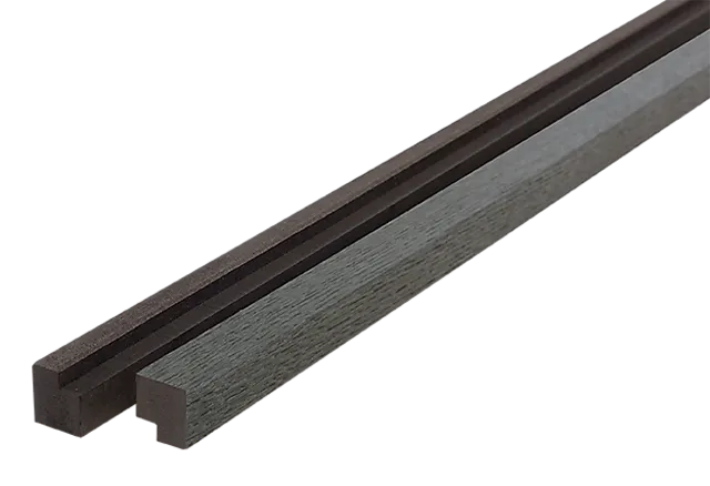Avslutningslist Spileplate Level svart eik