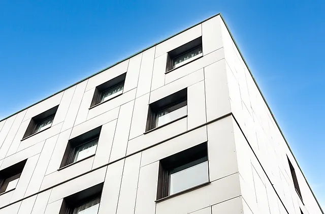 Fasade Hardie Architectural Panel brushed concrete hvit 