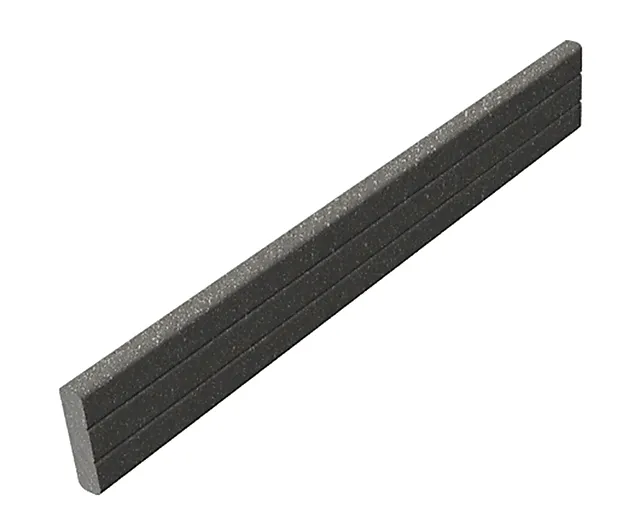 Kantbord Megawood skifergrå/tonka